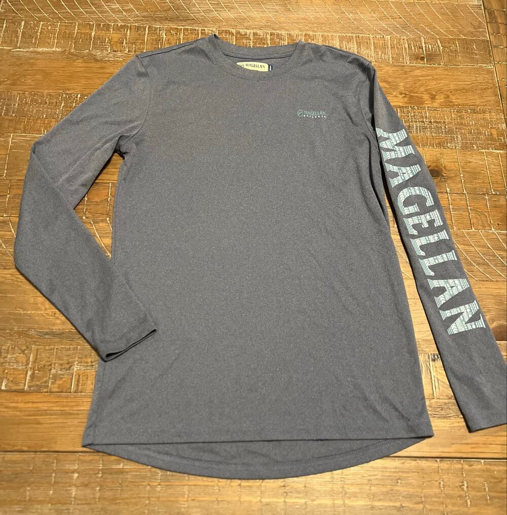 Magellan Outdoors Womens Long Sleeve Boyfriend Fit Fishing Gear Shirt Camping